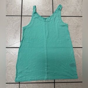Mossimo Supply Co. Women’s Plus Size XXL Teal Blue Cotton Tank Top